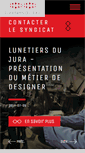 Mobile Screenshot of lunetiers-du-jura.com